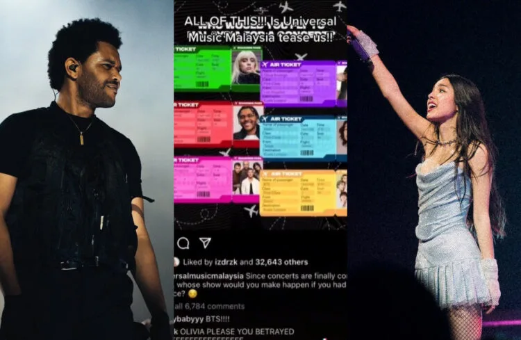 SOURCE: TIKTOK, INSTAGRAM @THEWEEKND @OLIVIARODRIGO