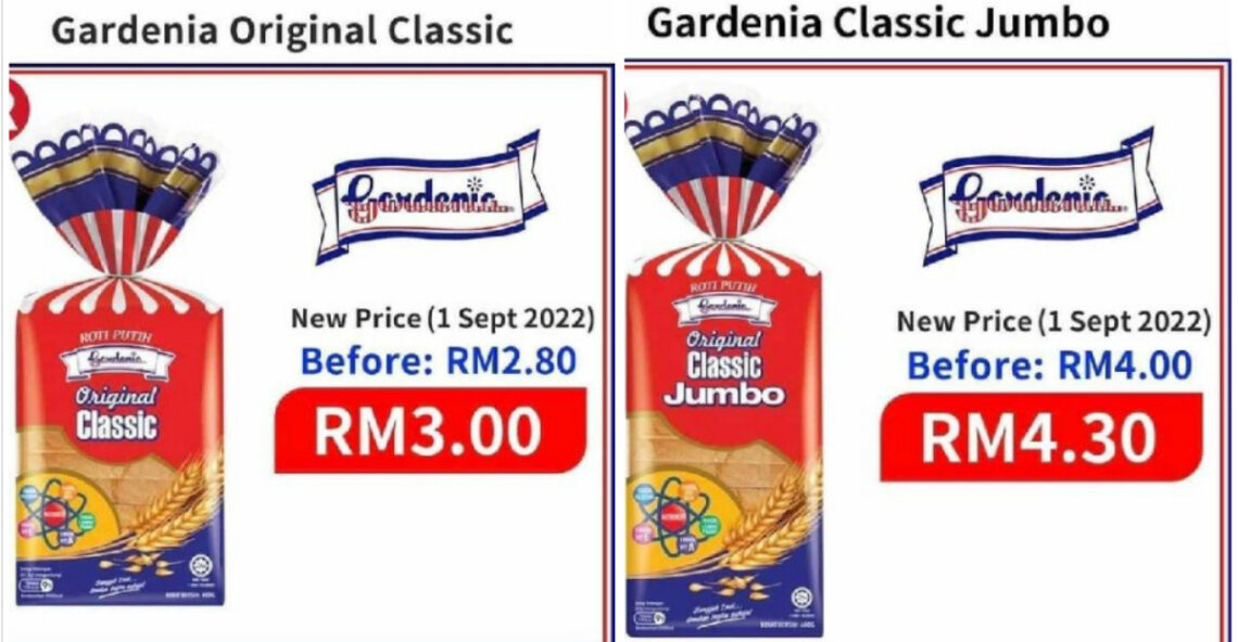 Here Are The New Prices For Gardenia Loaves & Buns After The Price Hike