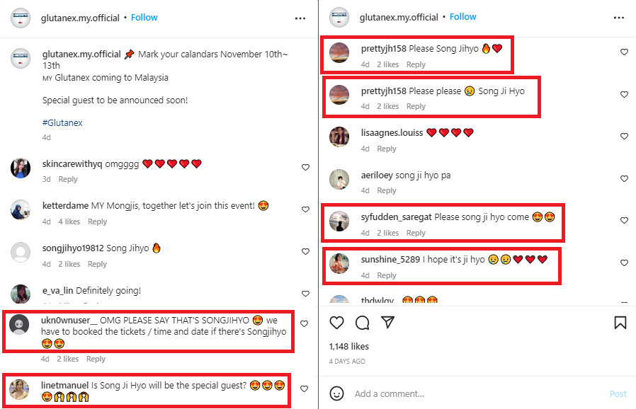 Is Korean Brand Glutanex Bringing Song Ji Hyo To Malaysia In November?