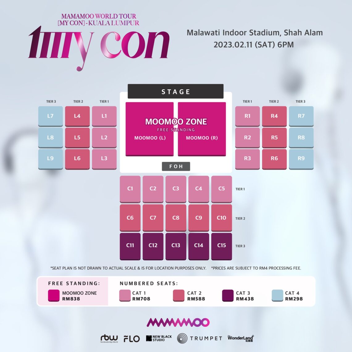 MAMAMOO Malaysian Concert Tickets & Seating Plan Revealed Hype Malaysia