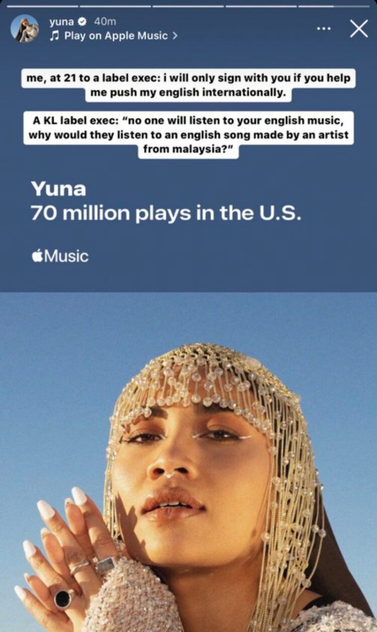A Malaysian Label Exec Once Told Yuna "No One Will Listen To Your