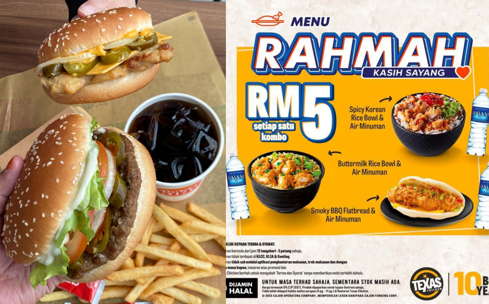 5 Fast Food Chains That Are Offering Menu Rahmah For RM5; McDonald's, A&W & More
