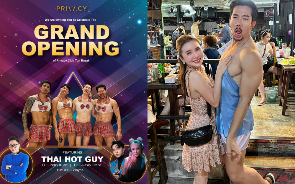 Thai Hot Guy To In Malaysian Bar Privacy Club Razak's Grand Opening!