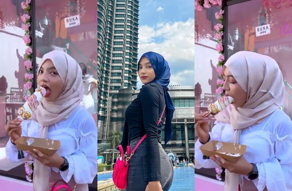 Indonesian Hijab And White Dick Porn - Video) Hijabi Influencer Under Fire For Enjoying Penis-Shaped Waffle - Hype  MY