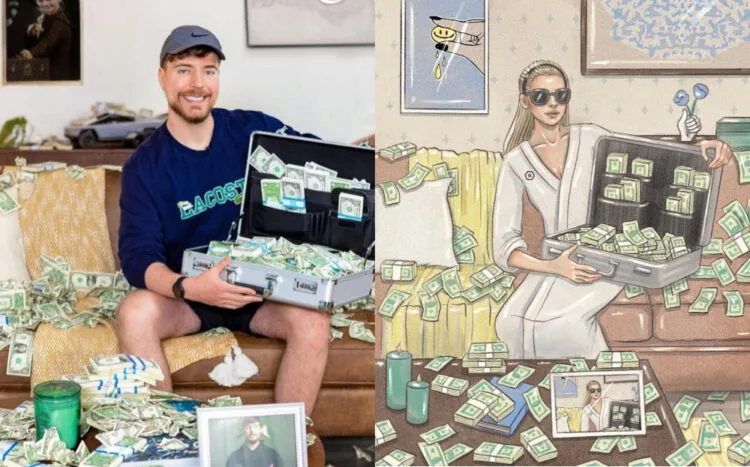Sources: Instagram/@meyyen_/@mrbeast