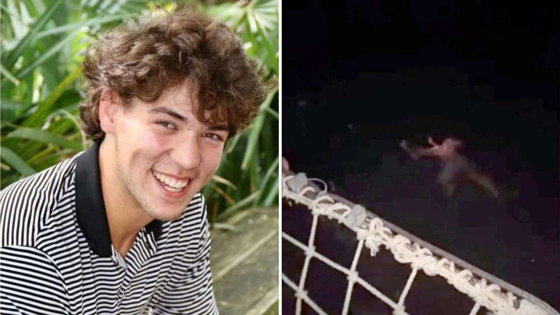 (Video) US Teen Jumps Off Cruise Ship On A Dare, Now He's Missing