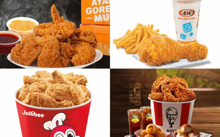 SOURCES: MUIZ HOT CHICKEN, A&W, JOLLIBEE & KFC