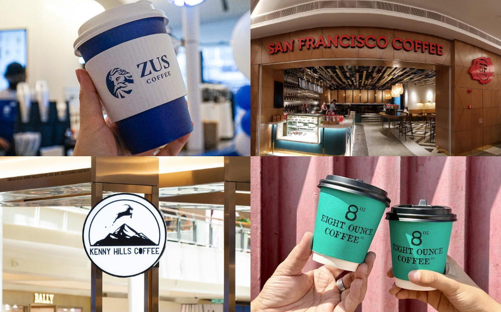 SOURCES: ZUS COFFEE, SAN FRANCISCO COFFEE, KENNY HILLS COFFEE, EIGHT OUNCE COFFEE