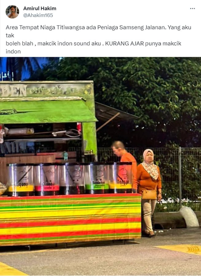 Man Calls Out Titiwangsa Street Vendors For Bullying Other Vendors ...