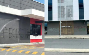 (Photos) Local Starbucks & McDonald’s Outlets Vandalised Due To Boycott