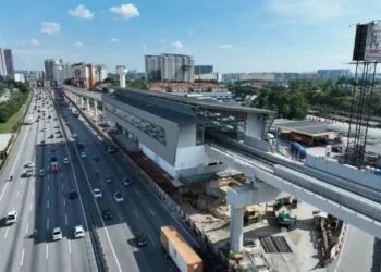 LRT3 Damansara station (Image: straits-engineers.com)