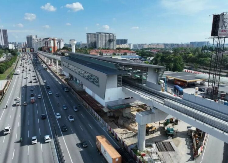 LRT3 Damansara station (Image: straits-engineers.com)