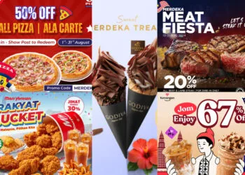 Sources: INSTAGRAM (@uspizzamalaysia, @marrybrownmy, @godivamalaysia, @menatesteakhub & @kenangancoffee.my)