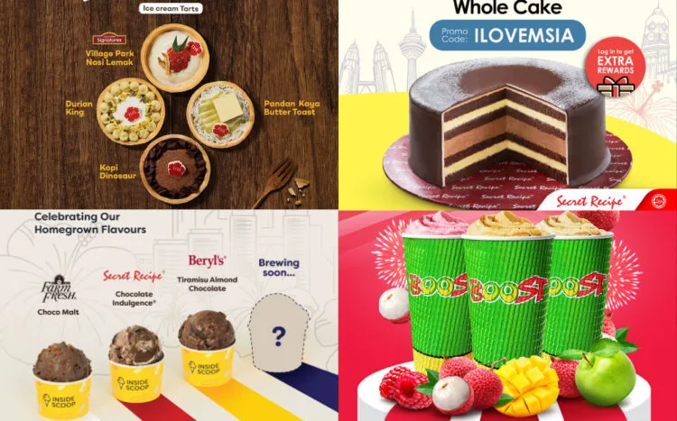 Source: Instagram /@baskinrobbinsmalaysia, /@myinsidescoop, /@secretrecipemy, /@myboostjuice