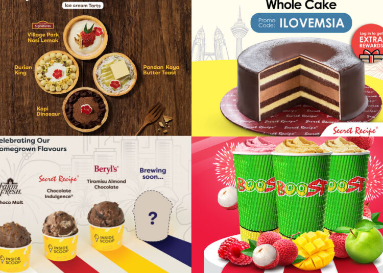 Source: Instagram /@baskinrobbinsmalaysia, /@myinsidescoop, /@secretrecipemy, /@myboostjuice