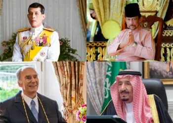 Source: IG/bruneiroyalfamily/alwaaled_talaal, Facebook/HMKingMohammad/PrinceKarimAgaKhan, Wikimedia, aawsat
