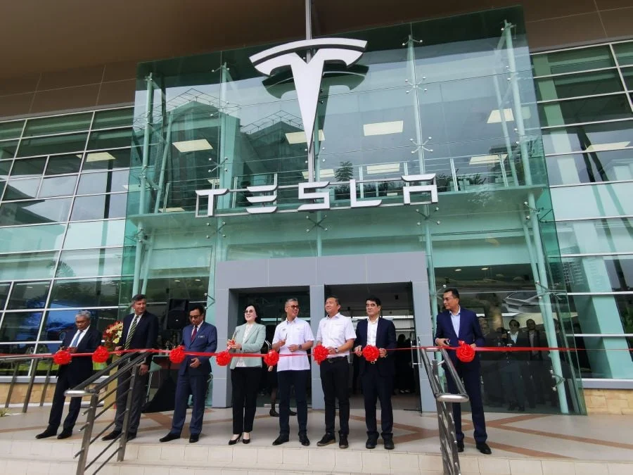 Tesla Malaysia's headquarters here has officially opened its doors for business.