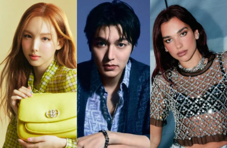 Sources: INSTAGRAM (@bonia__official, @actorleeminho & @dualipa)
