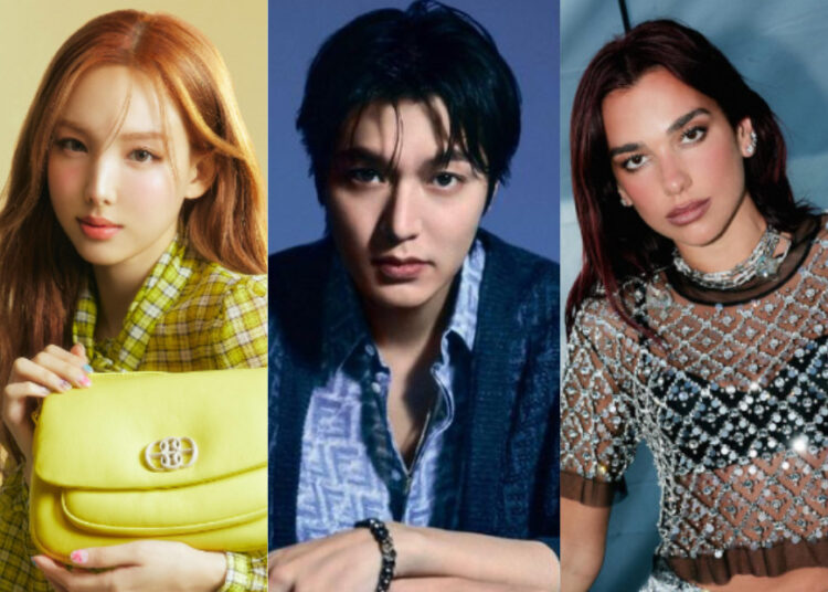 Sources: INSTAGRAM (@bonia__official, @actorleeminho & @dualipa)