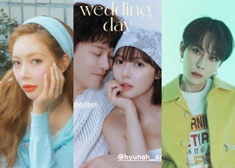 Sources: INSTAGRAM (@hyunah_aa & @bigbadboii) / TWITTER (@pannchoa)