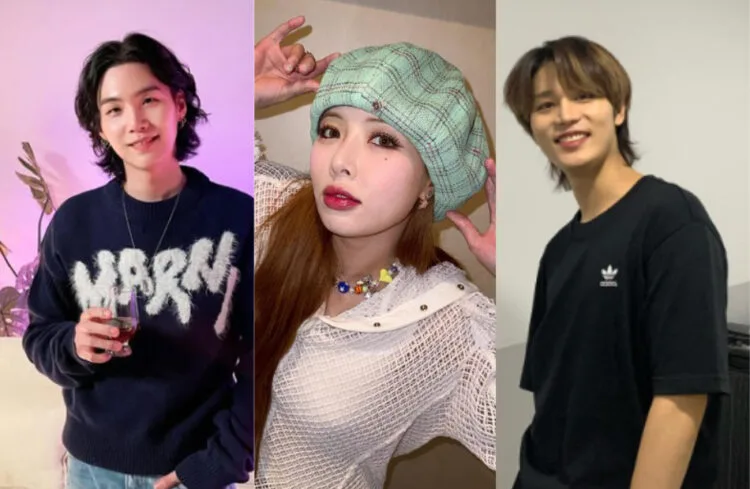 Sources: INSTAGRAM (@agustd, @hyunah_aa & @mo.on_air)