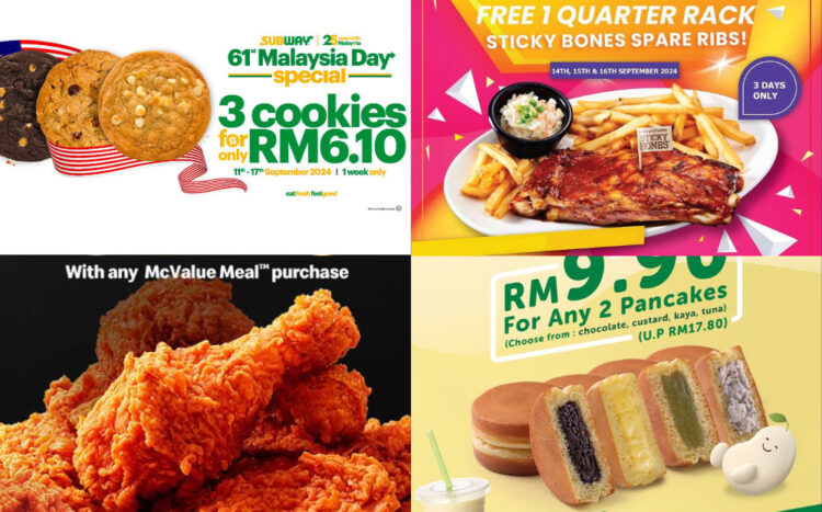 Sources: Instagram /@subwaymalaysia, /@morganfields_malaysia, /@mrbeanmy, /@mcdonaldsmalaysia