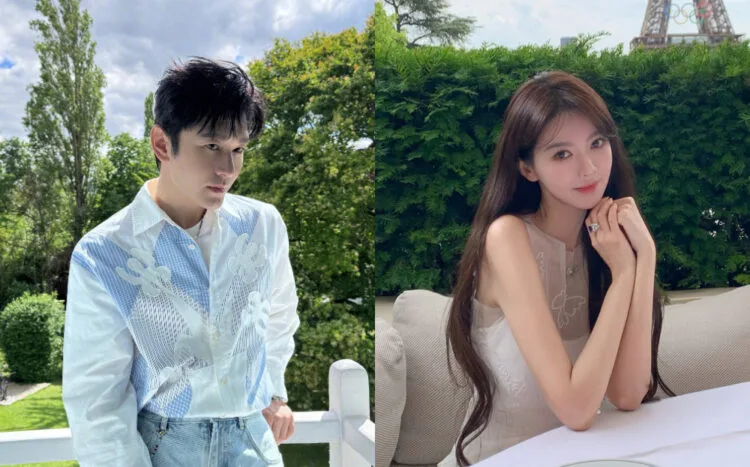 SOURCES: WEIBO (黄晓明 & 叶珂kerr)