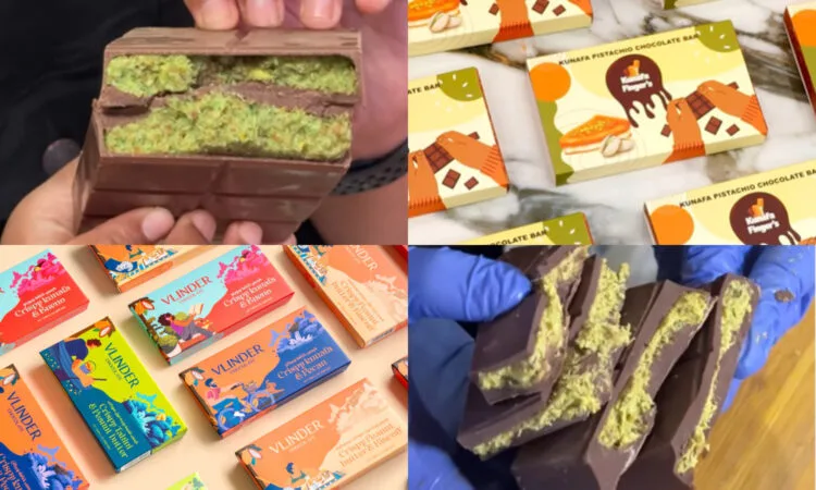 Sources: Instagram (@kunafafingers), (@zaitoun.food), (@alsultanofficialhq), Vlinder Chocolate