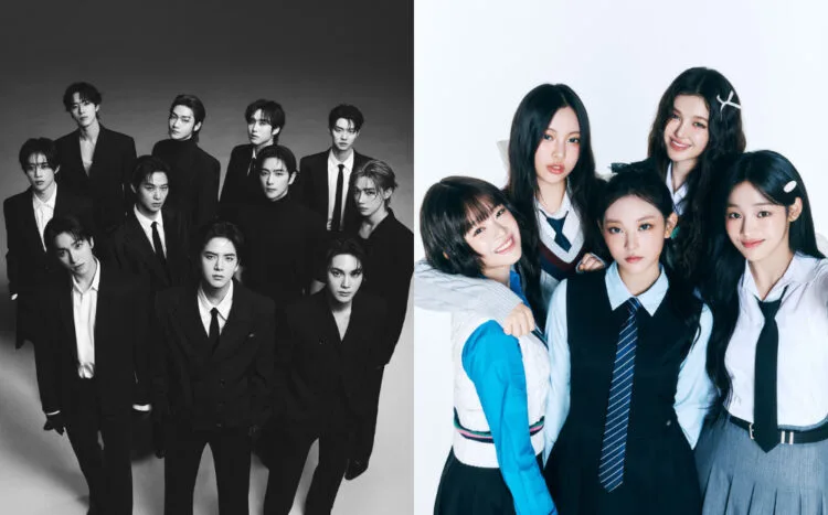 SOURCES: TWITTER (@100RED_official) & FACEBOOK (NewJeans)