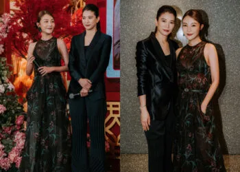 Actresses Anita Yuen & Tong Bing Yu in GIORGIO ARMANI FW24 Collection