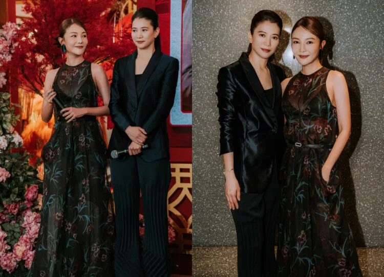 Actresses Anita Yuen & Tong Bing Yu in GIORGIO ARMANI FW24 Collection