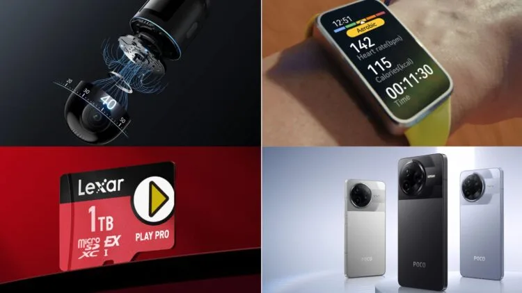 Sources: 70mai, Lexar, Xiaomi, Huawei