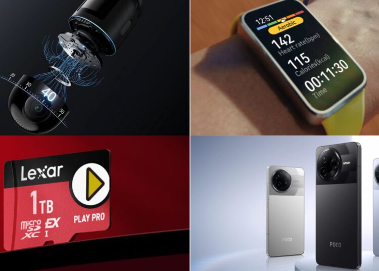 Sources: 70mai, Lexar, Xiaomi, Huawei