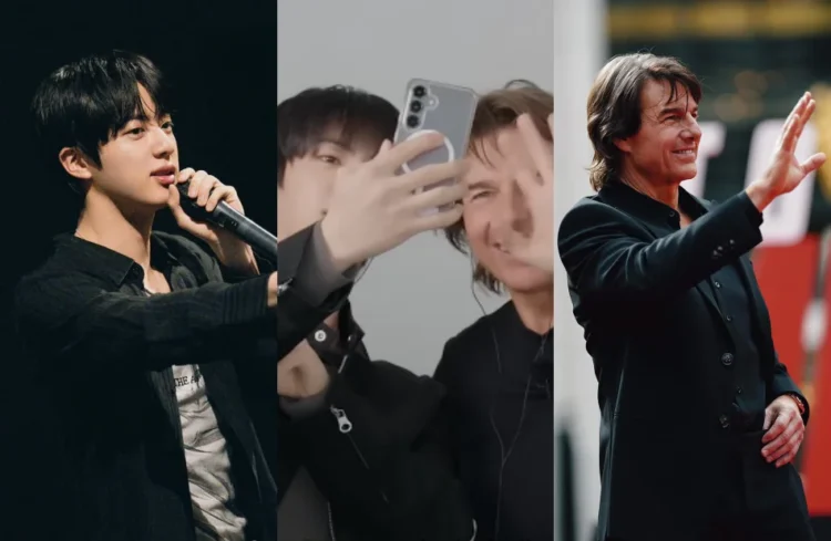 Source: IG/jin/tomcruise, YouTube/BANGTANTV