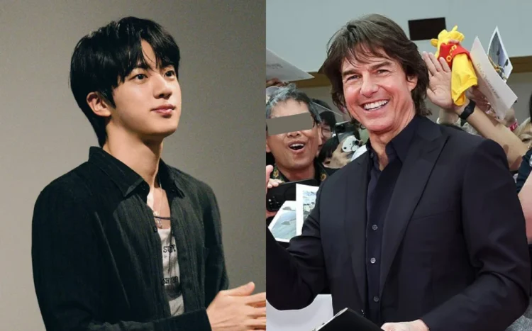 SOURCES: INSTAGRAM (@jin & @tomcruise)