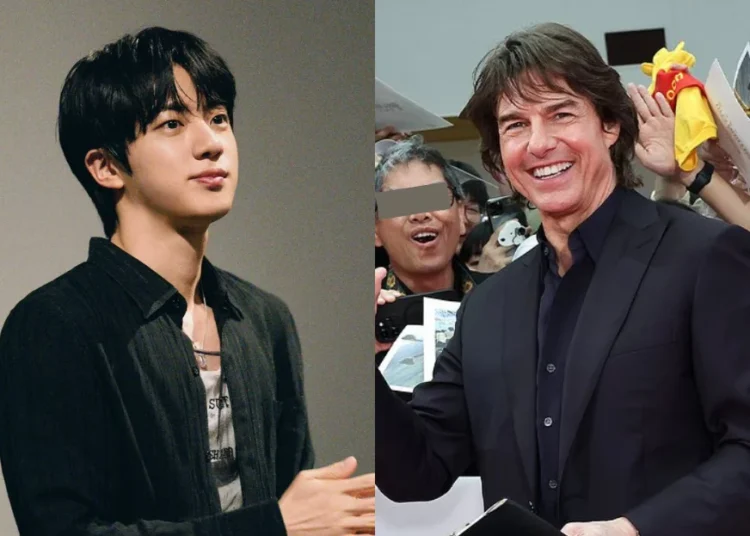 SOURCES: INSTAGRAM (@jin & @tomcruise)