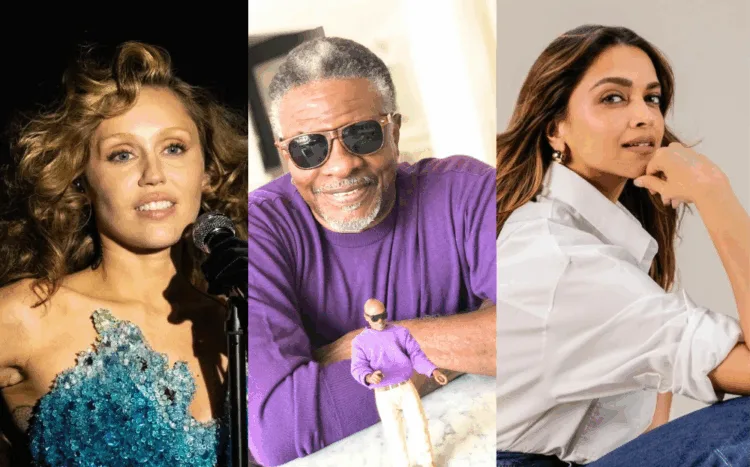 Sources: Facebook/ Miley Cyrus, Facebook/ Keith David, Instagram/ @deepikapadukone