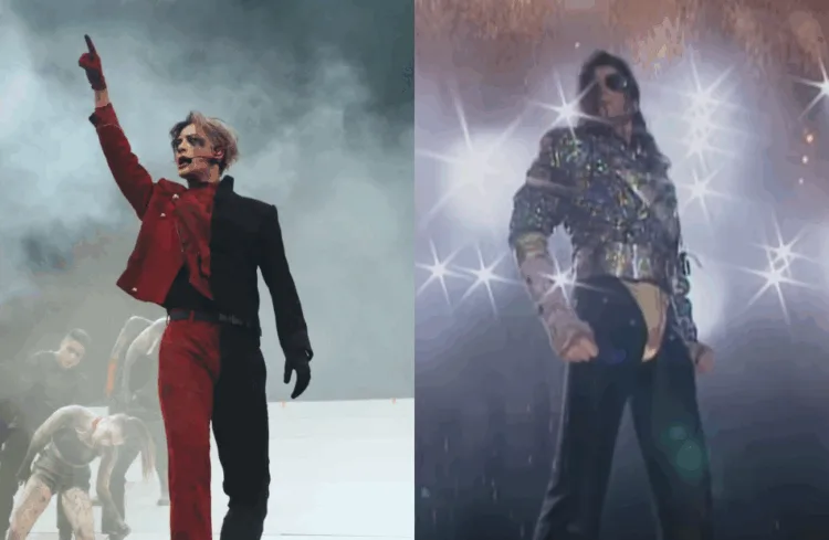 Source: Twitter/teamwangofcl, YouTube/MichaelJackson