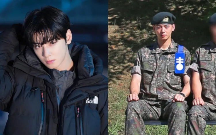 Sources: Twitter (@CHAEUNWOO_offcl), KOREAN ARMY TRAINING CENTER