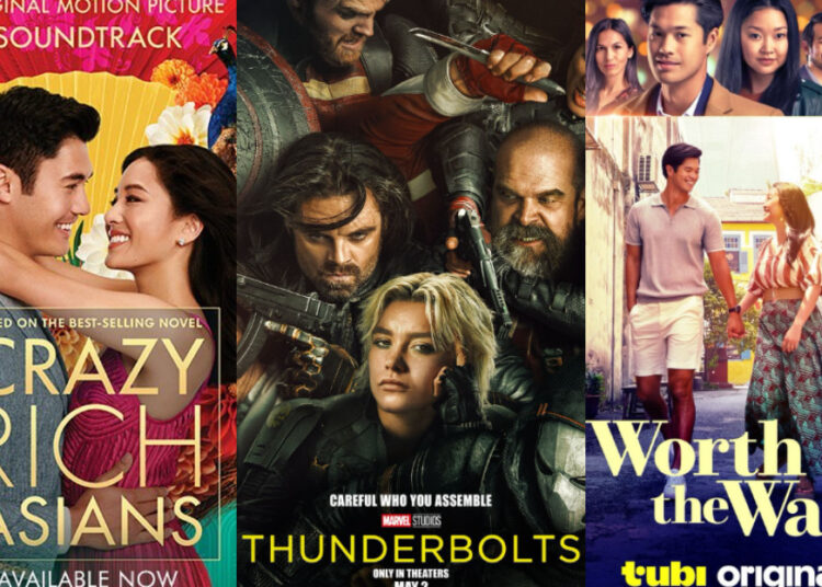 Sources: Instagram/crazyrichasians, Instagram/marvel, Instagram/worththewaitmovie