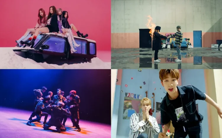 SOURCES: YOUTUBE (BLACKPINK, SMTOWN, 1theK (원더케이) & HYBE LABELS)