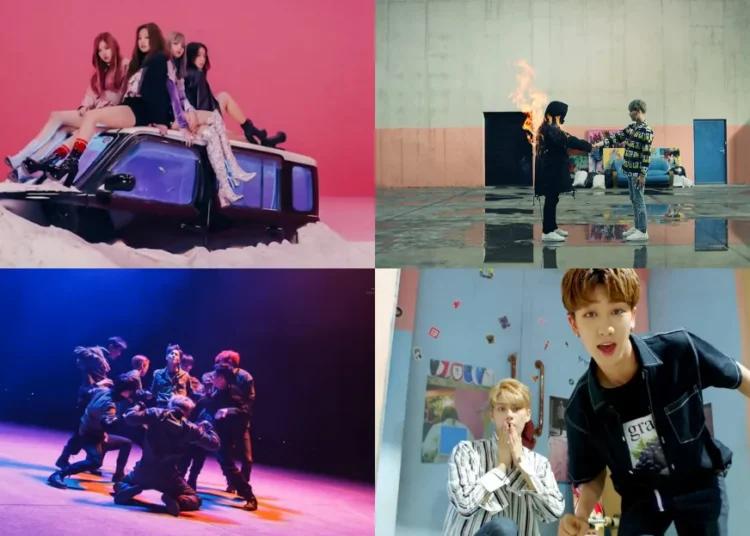 SOURCES: YOUTUBE (BLACKPINK, SMTOWN, 1theK (원더케이) & HYBE LABELS)