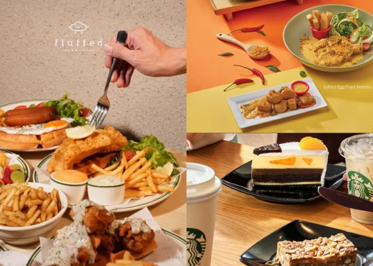 Sources: Facebook/Starbucks Malaysia, Fluffed Café & Dessert Bar, Secret Recipe Malaysia