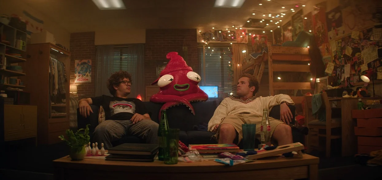 Gaten Matarazzo, and Sean Giambrone have a trip in "Pizza Movie"