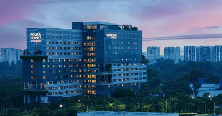 Exterior Four Points by Sheraton Singapore, Jurong. | Image Source: Marriott International