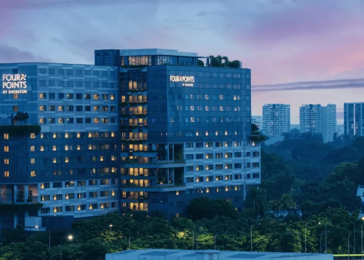 Exterior Four Points by Sheraton Singapore, Jurong. | Image Source: Marriott International