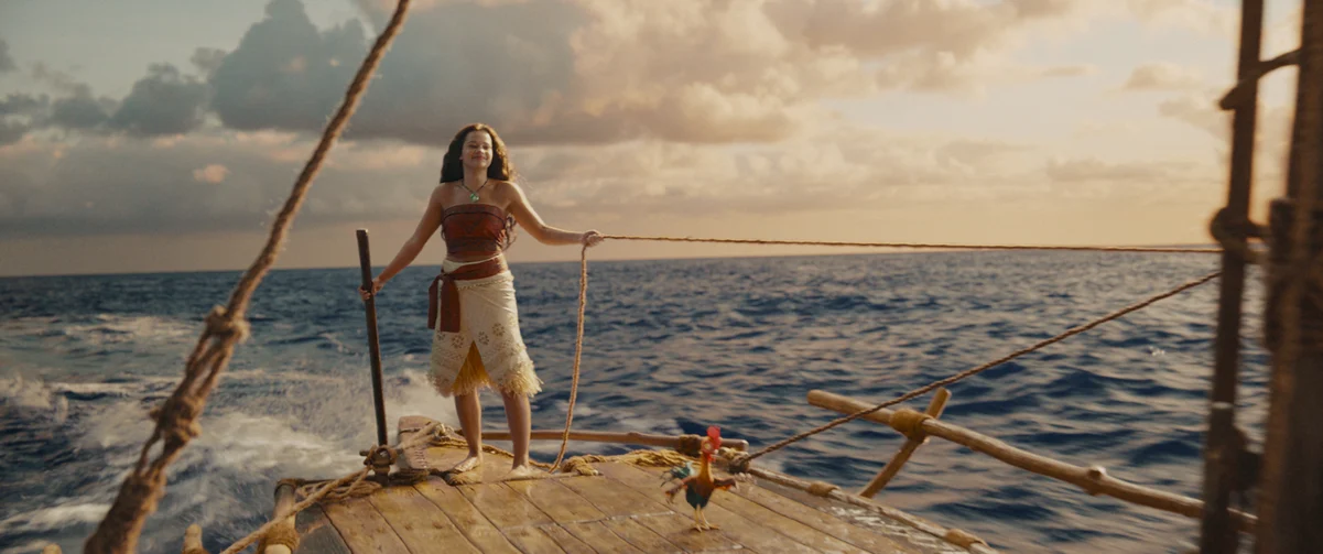Catherine Laga'aia as Moana in "Moana"