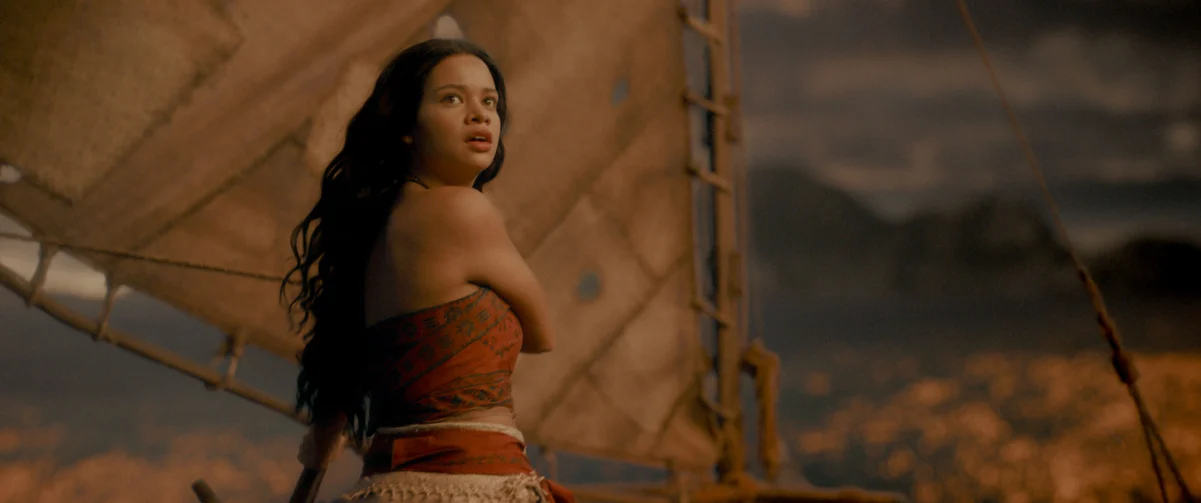 Catherine Laga'aia as Moana in "Moana"