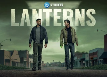 Aaron Pierre and Kyle Chandler in HBO's "Lanterns"