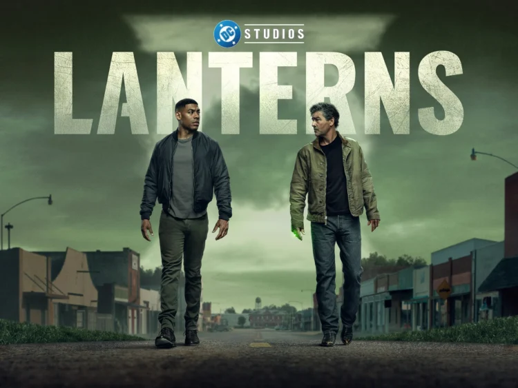 Aaron Pierre and Kyle Chandler in HBO's "Lanterns"
